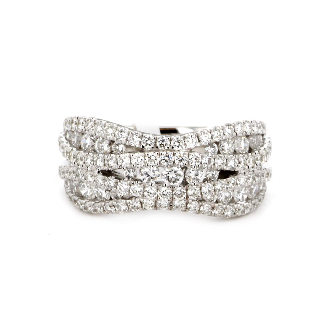 1.50 ctw Diamond Multi-row Band