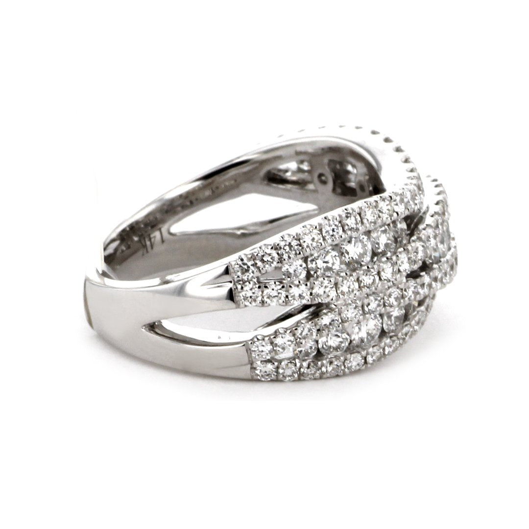 1.50 ctw Diamond Multi-row Band