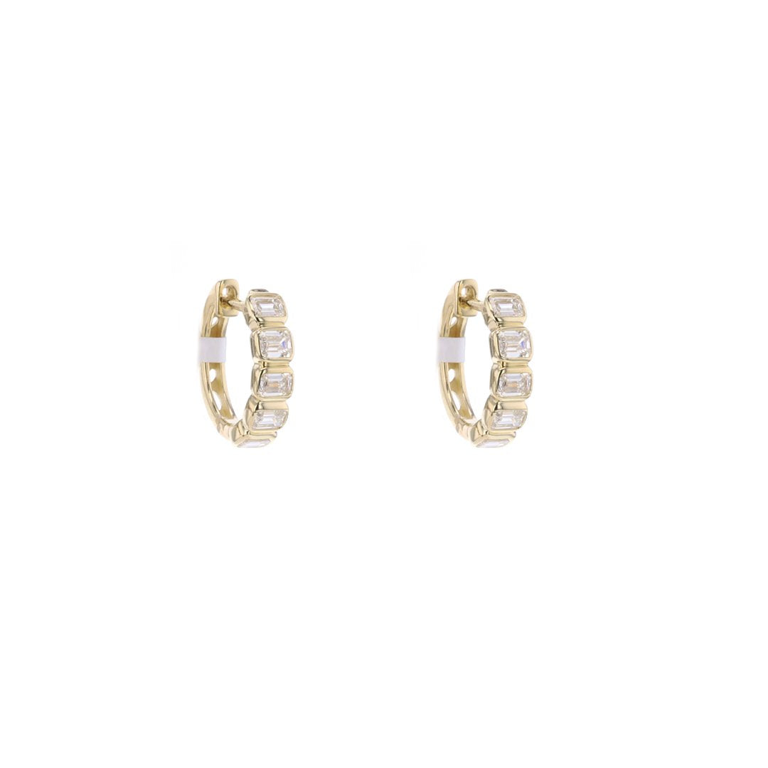 1.0 ctw Diamond Huggie Earrings
