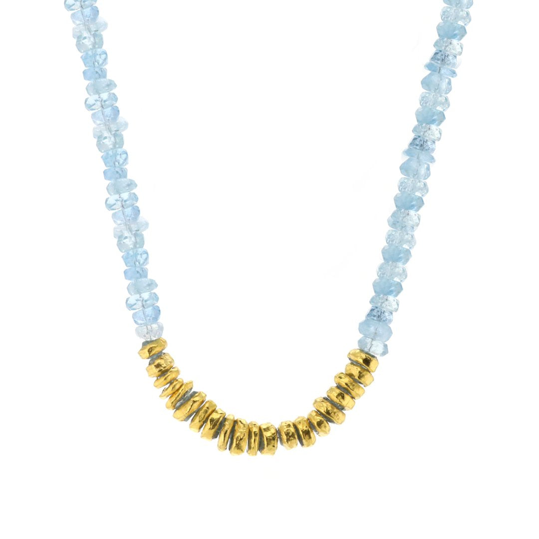 18" Aquamarine Necklace