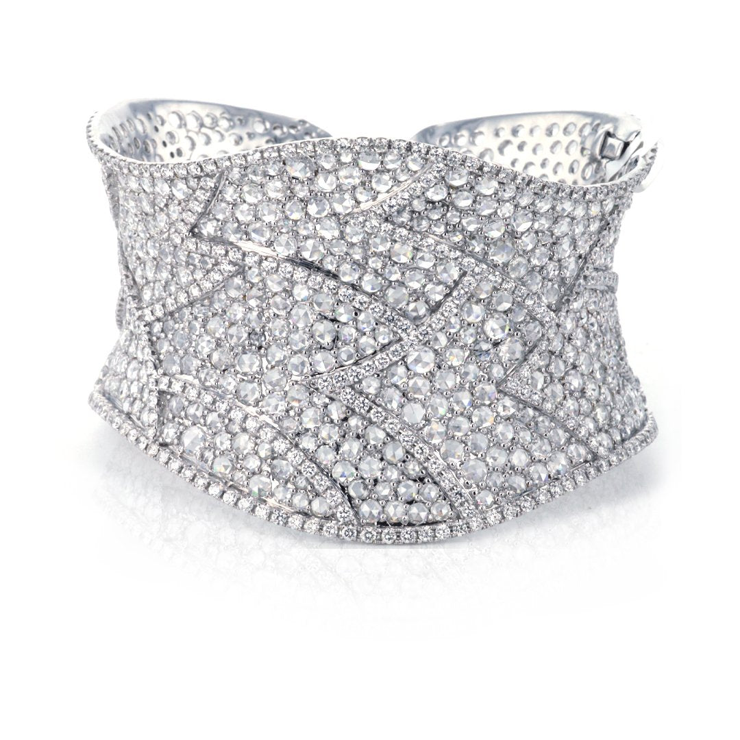 Diamond Handmade Cuff Bracelet