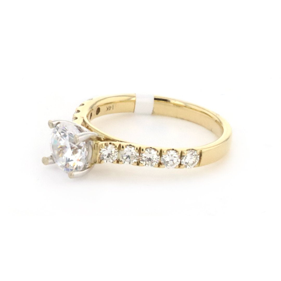 0.59 ctw Diamond Solitaire Engagement Ring