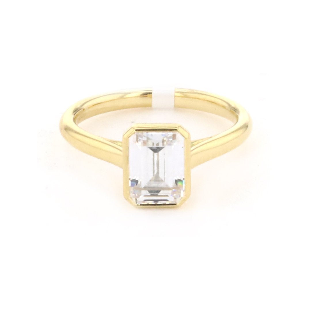 Bezel Solitaire Engagement Ring