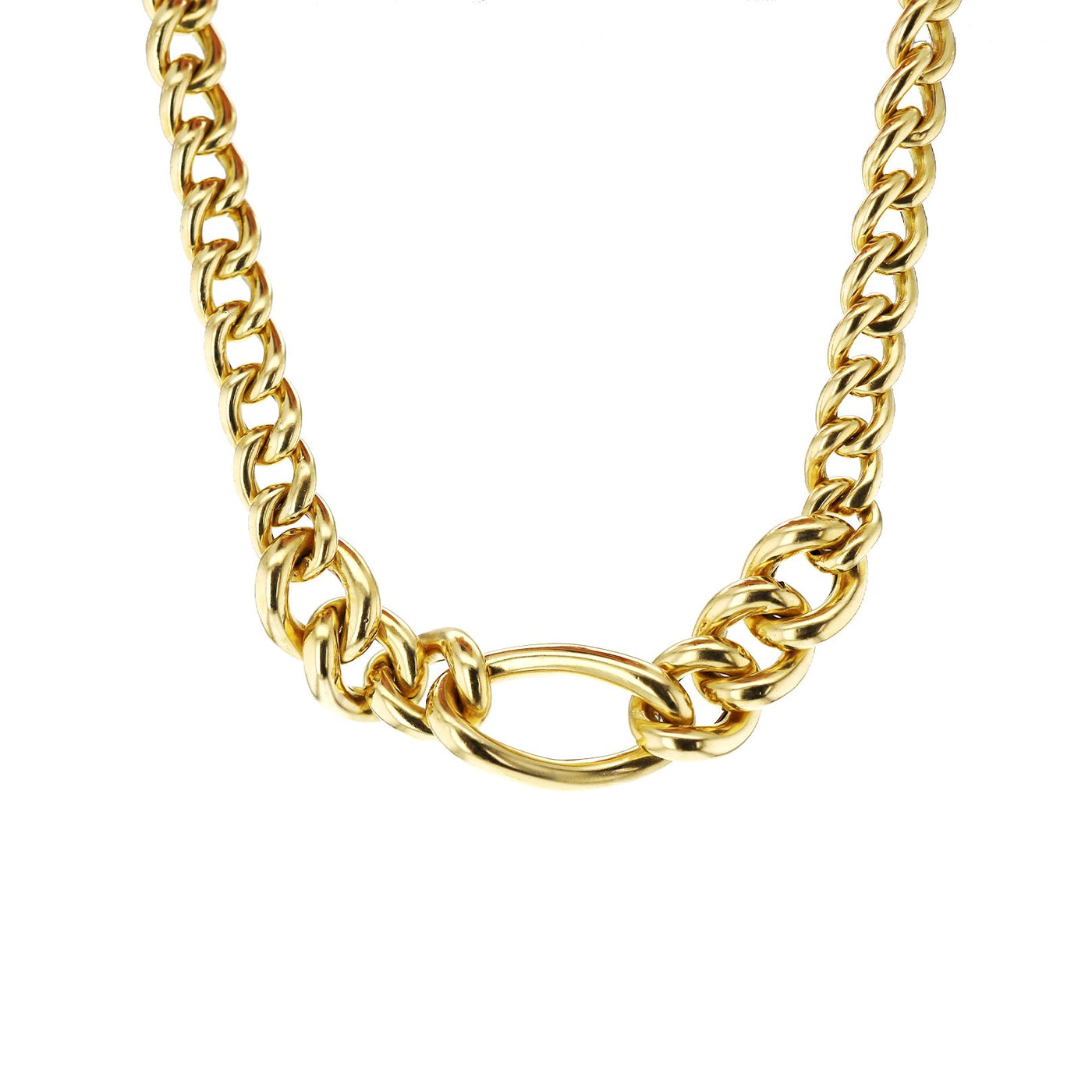 15.5" Curb Link Necklace