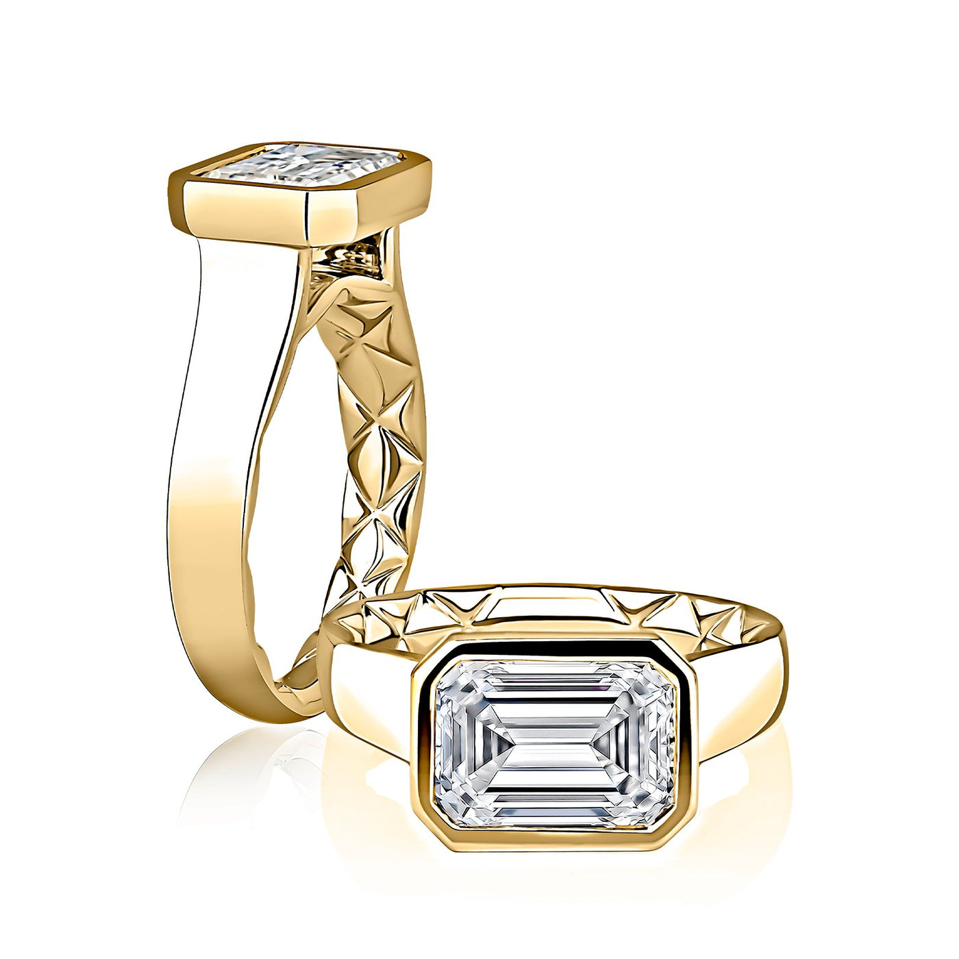 Bezel Engagement Ring