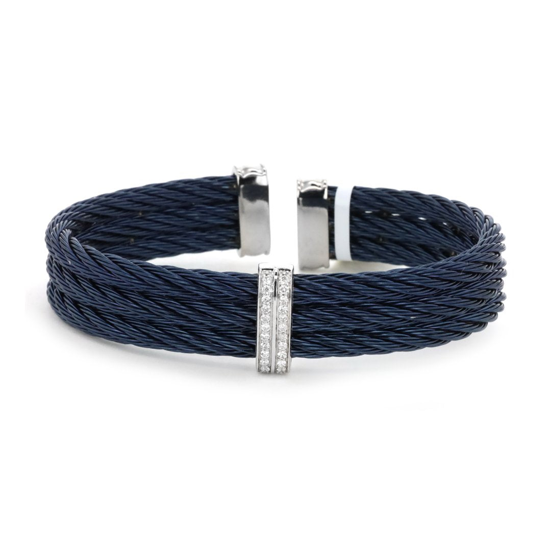 0.18 ctw Diamond Bangle Cable Bracelet