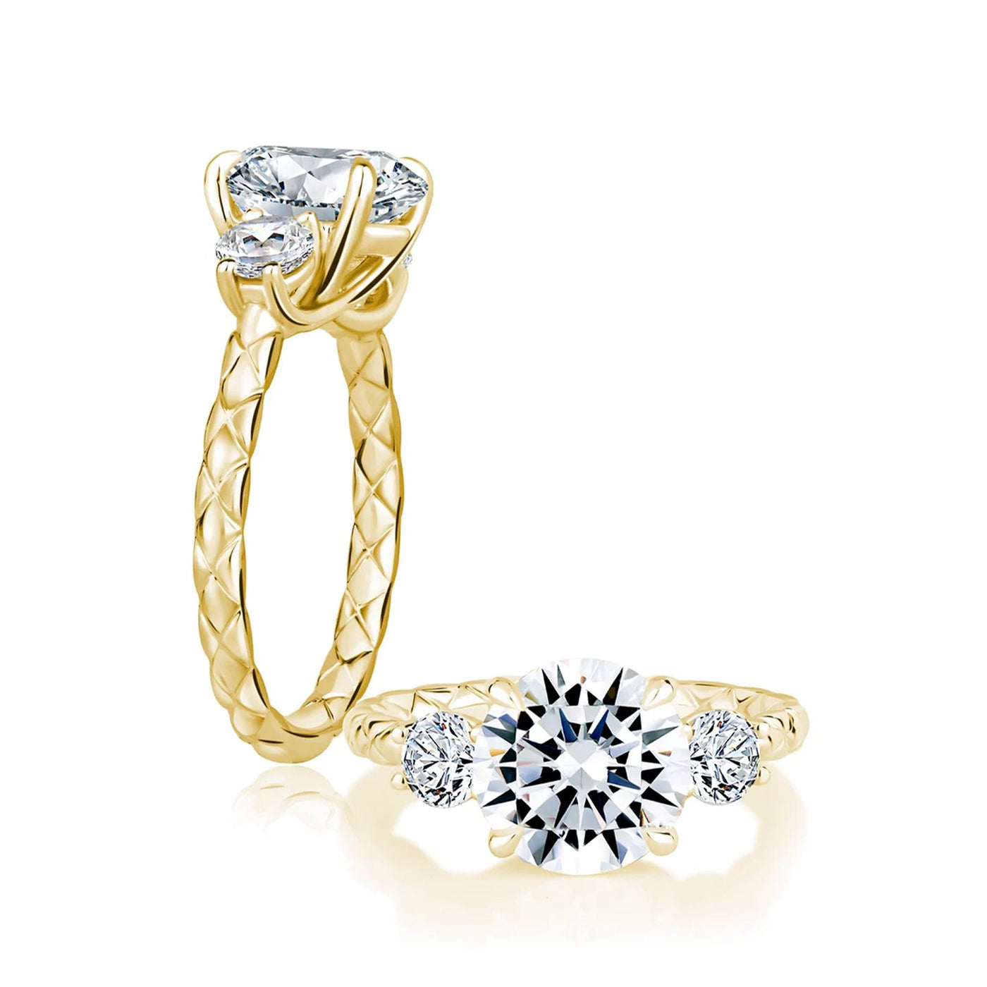 0.50 ctw Diamond Three-Stone Engagement Ring