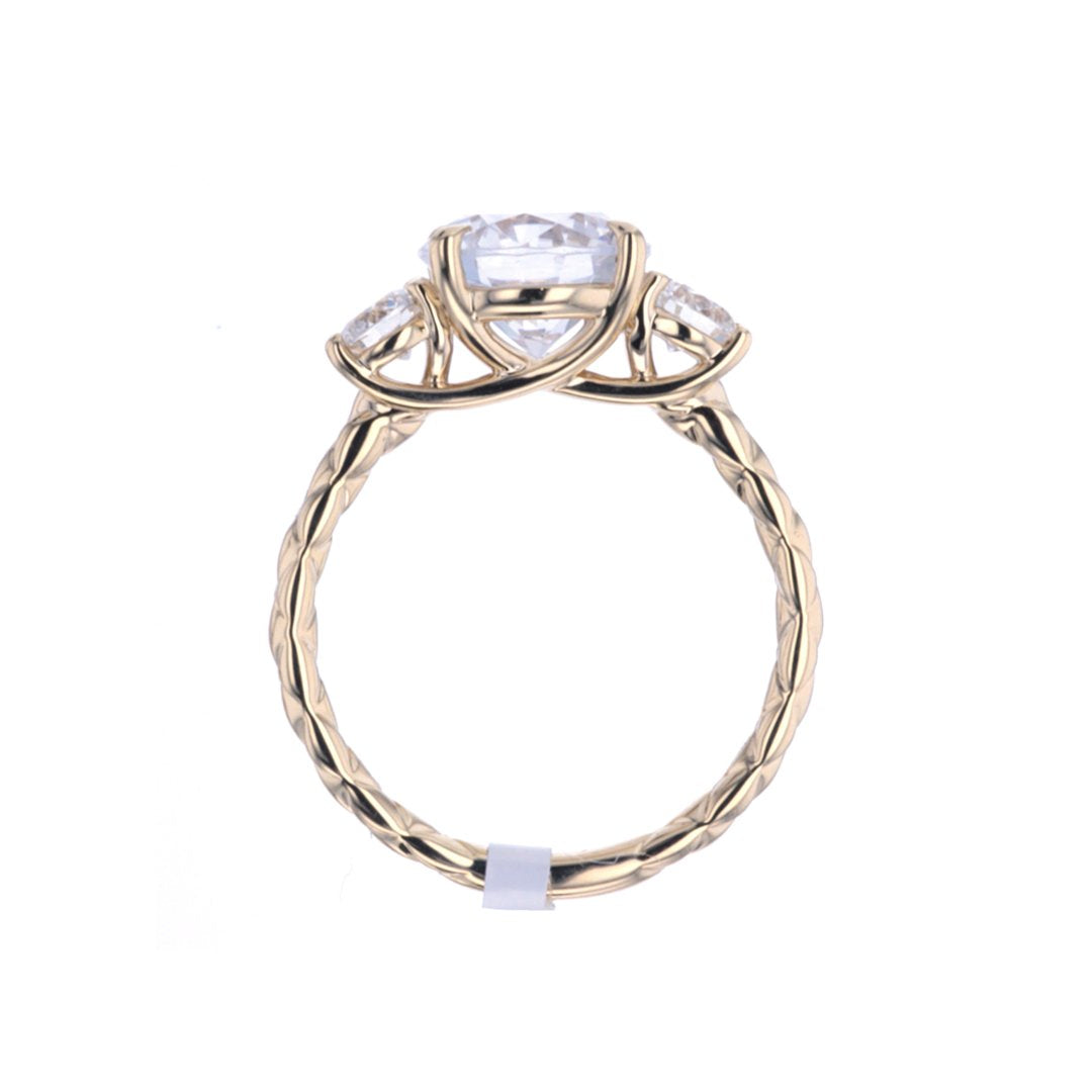 0.50 ctw Diamond Three-Stone Engagement Ring