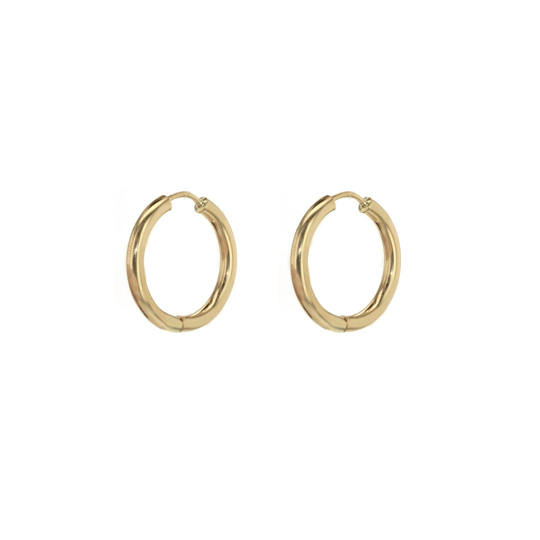 20MM Round Hoop Earrings