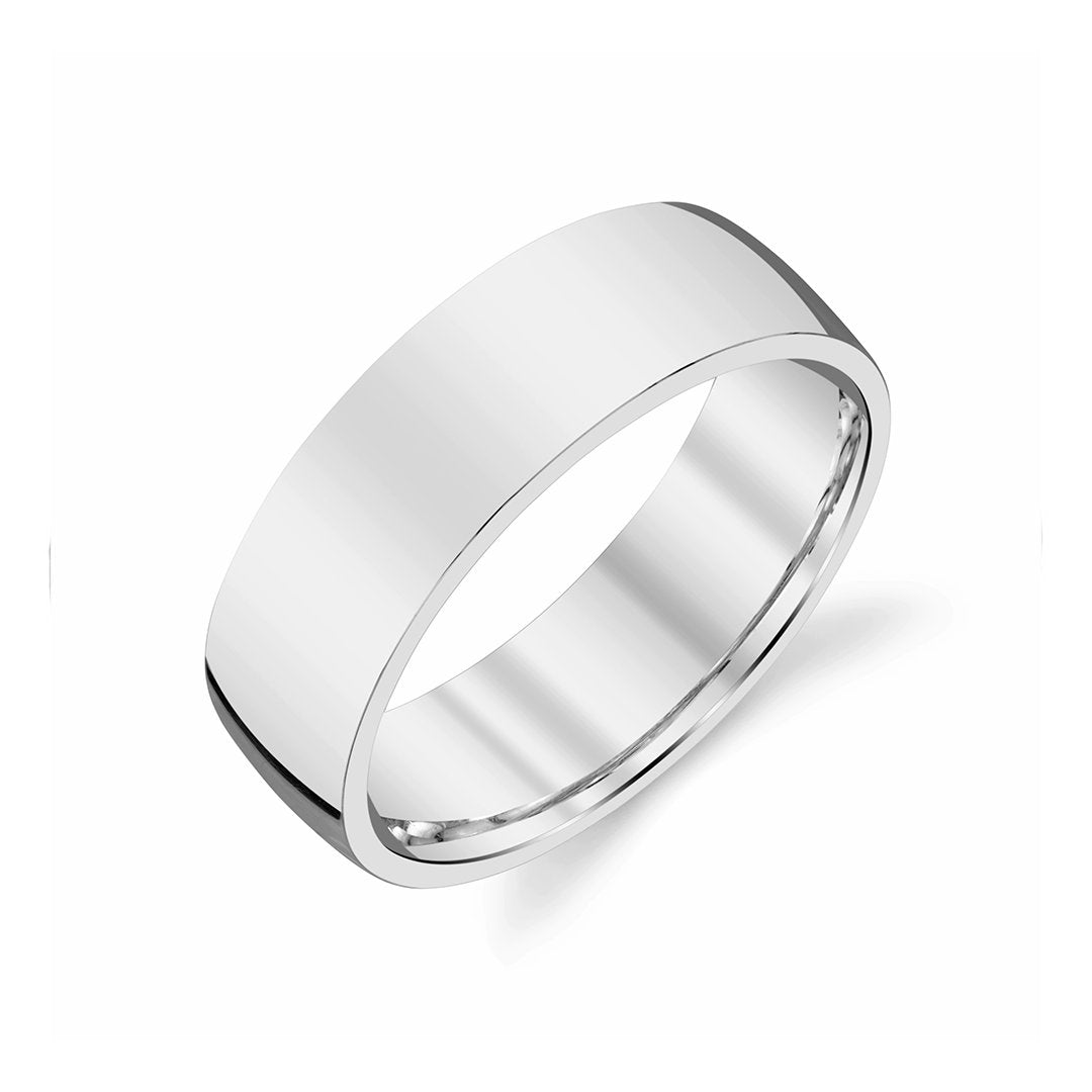 6MM Low Dome Polished Finish Band