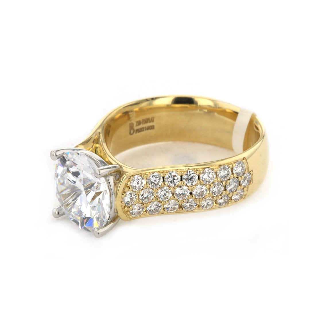 0.96 ctw Diamond Solitaire Engagement Ring