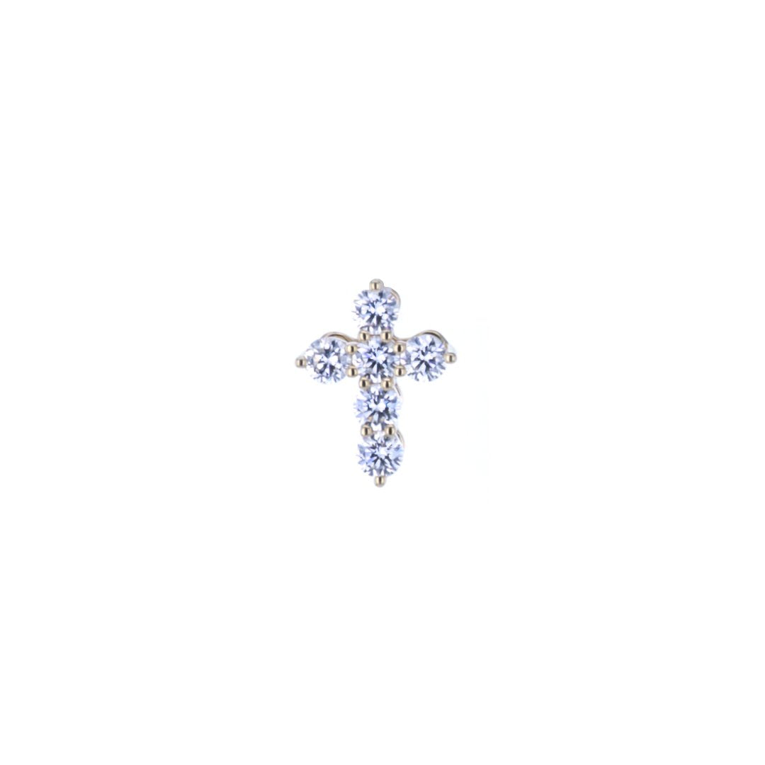 0.62 ctw Diamond Cross Pendant