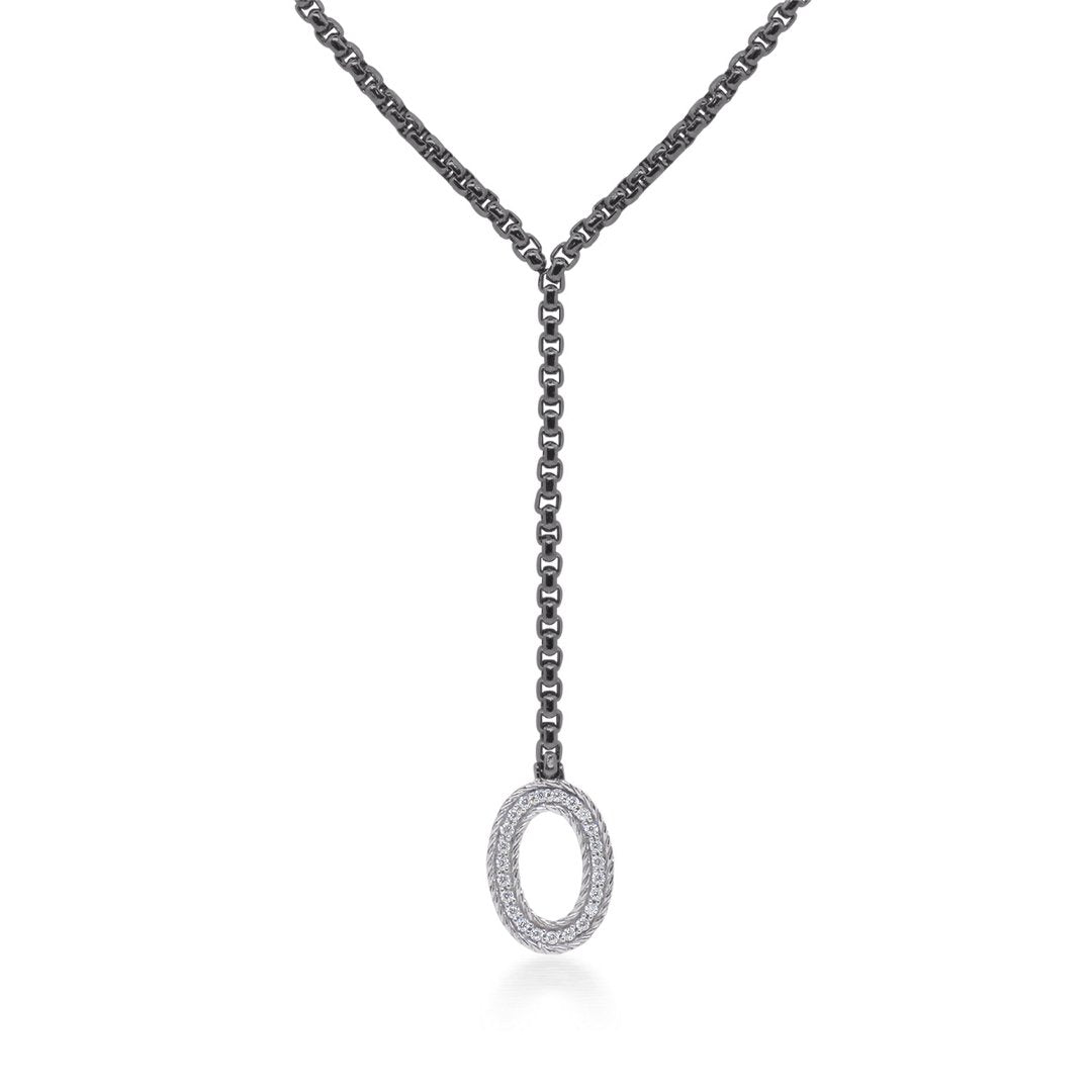 0.19 ctw Diamond Lariat Necklace