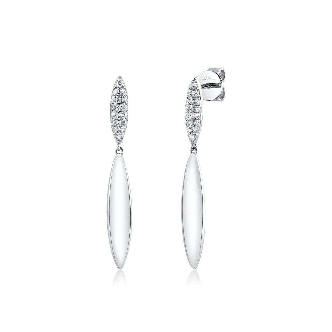 0.29 ctw Diamond Drop Earrings