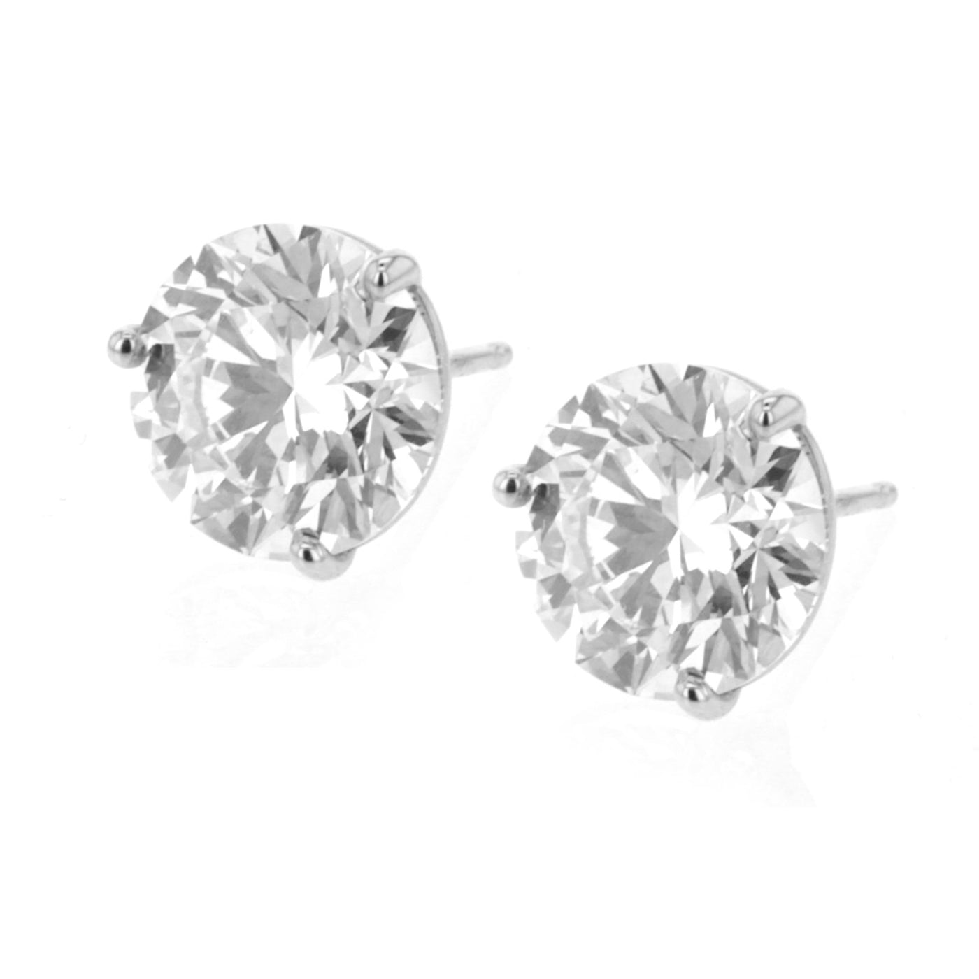 5.01 ctw Diamond Stud Earrings