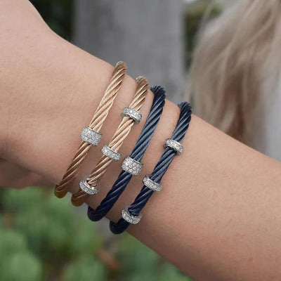 0.13 ctw Diamond Bangle Bracelet