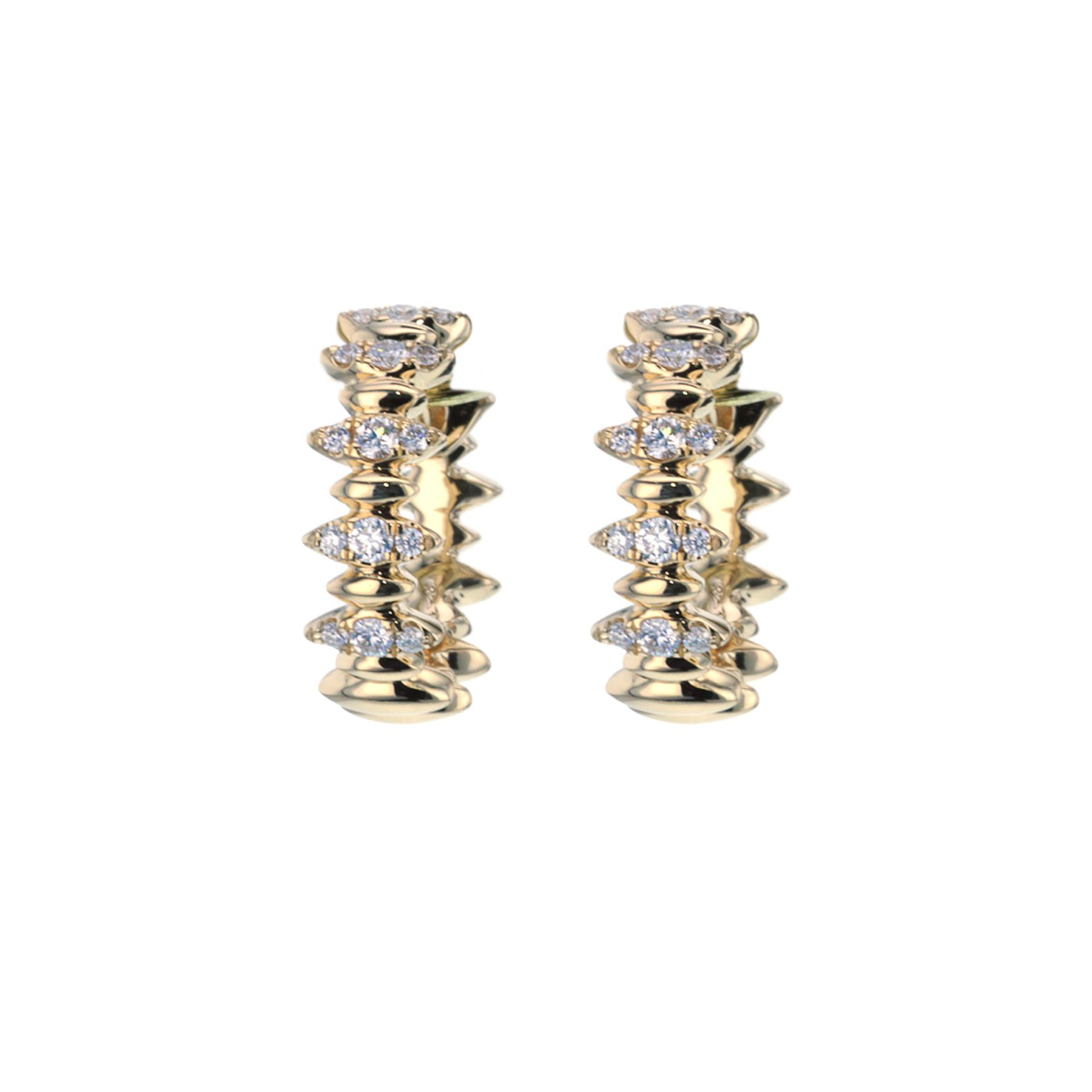 0.23 ctw Diamond Huggie Earrings