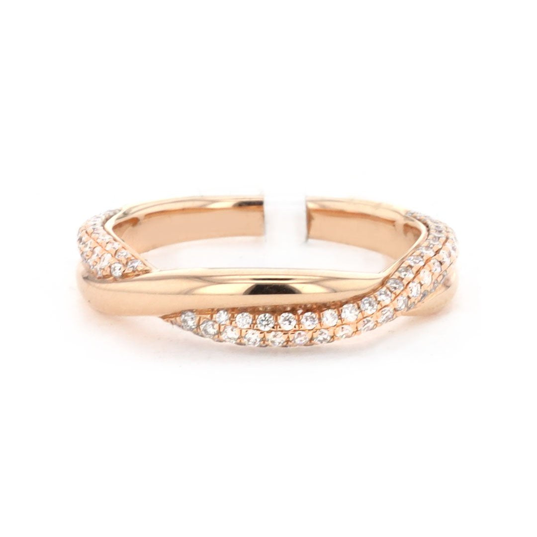 0.35 ctw Diamond Twist Band