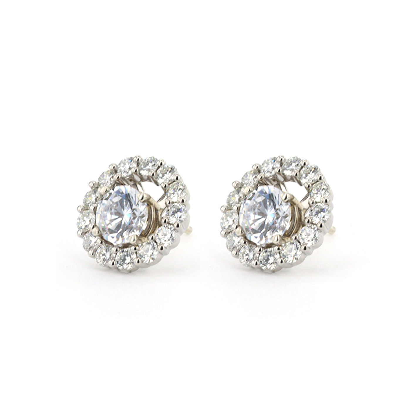 0.70 ctw Diamond Earring Jackets