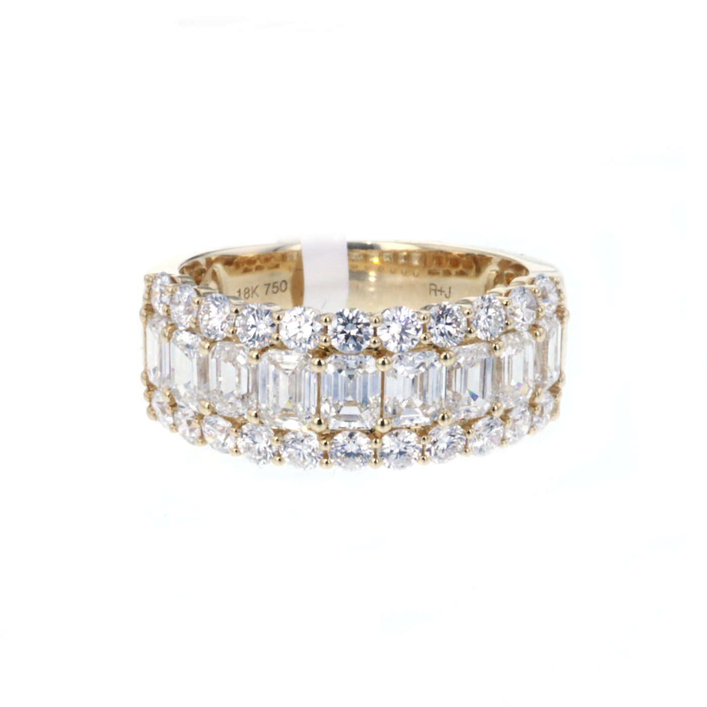 2.60 ctw Diamond 3-Row Band