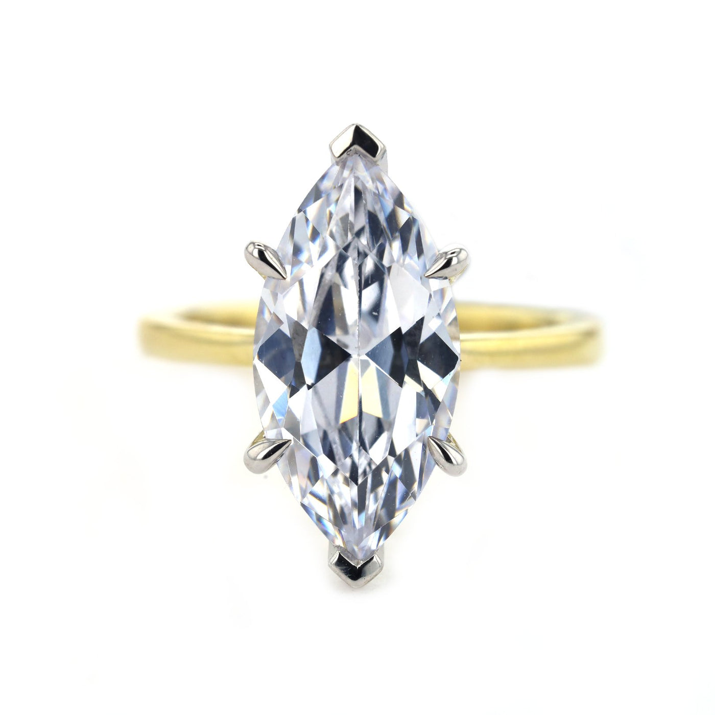 0.10 ctw Diamond Hidden Halo Engagement Ring