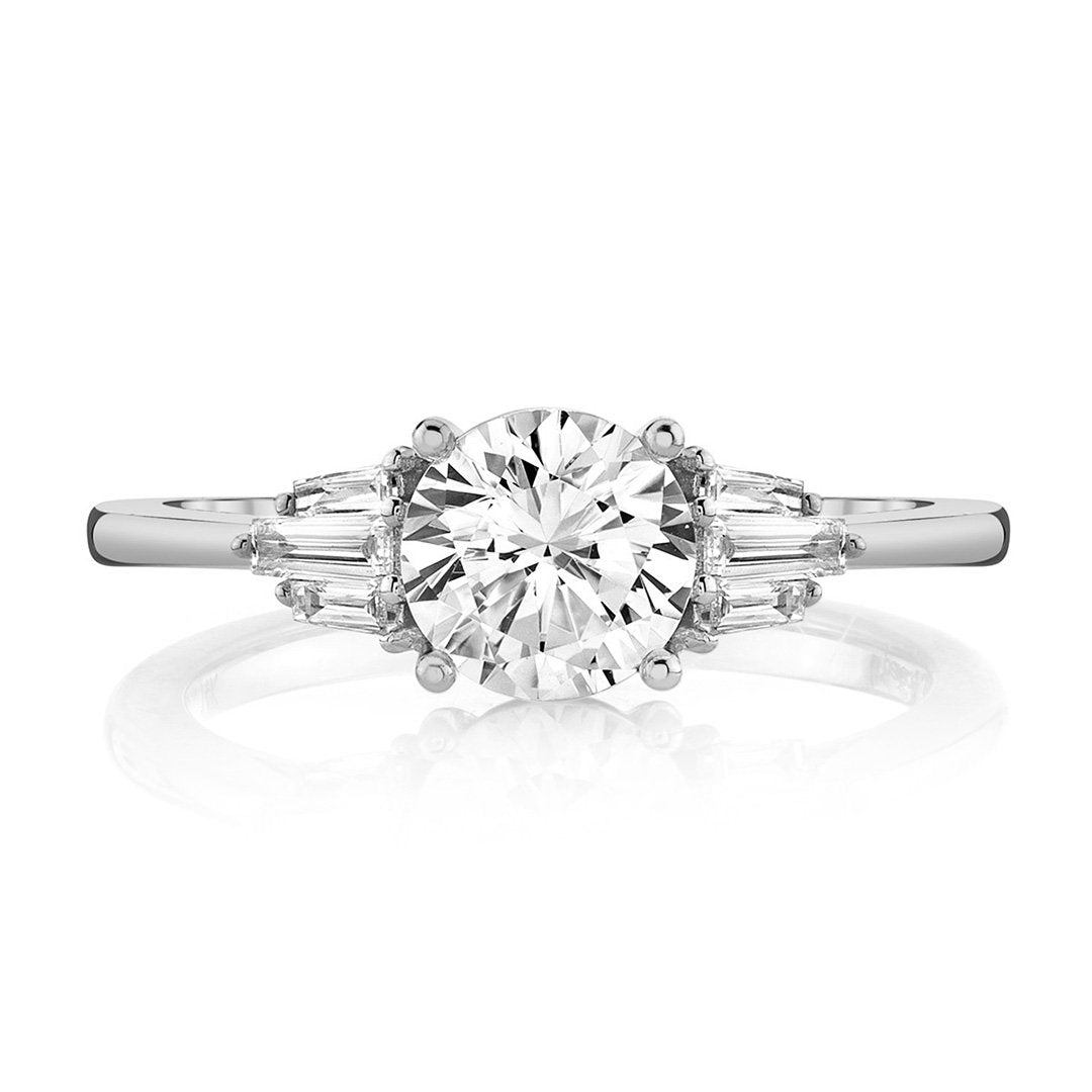 0.30 ctw Diamond Three-Stone Engagement Ring