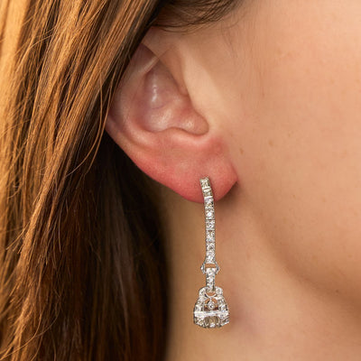 Diamond Drop Earrings