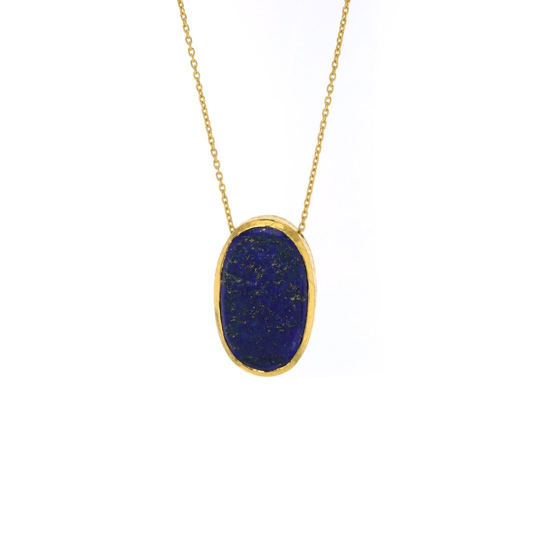 Lapis Drop Necklace