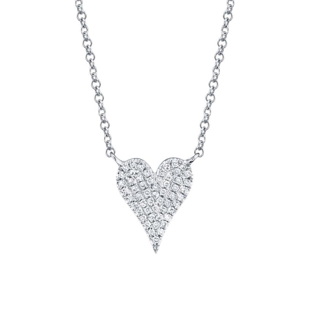 0.11 ctw Diamond Heart Necklace