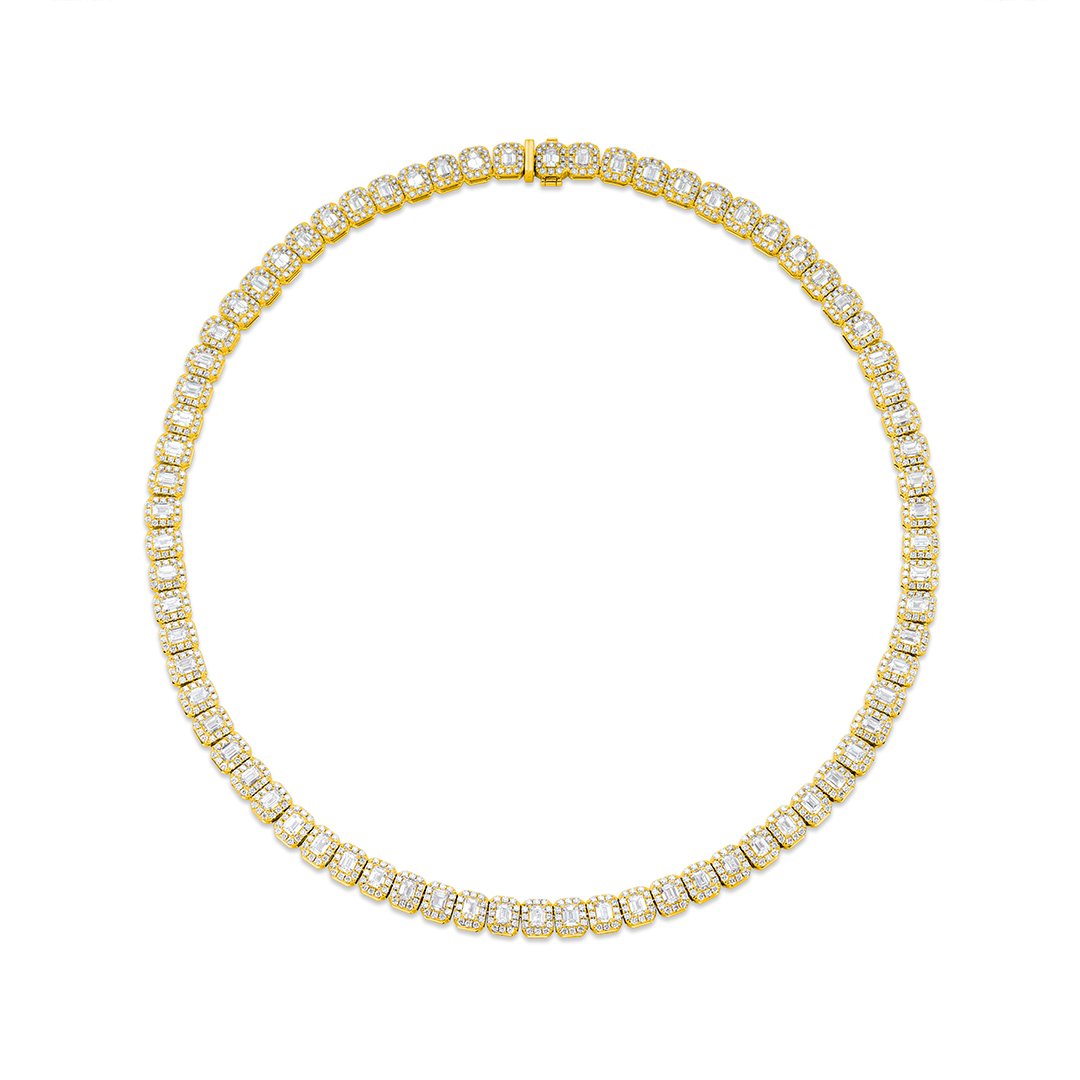 19.32 ctw Diamond Eternity Necklace