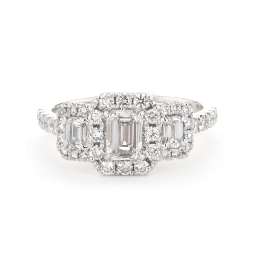 1.44 ctw Diamond Three-Stone Engagement Ring
