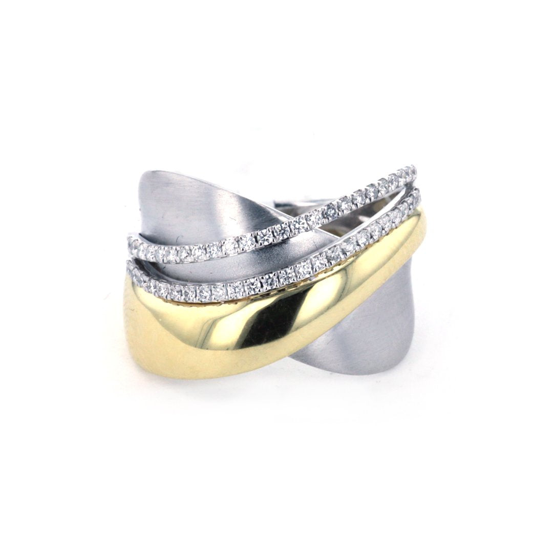 0.24 ctw Diamond 2-Row Band