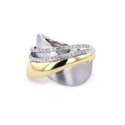 0.24 ctw Diamond 2-Row Band