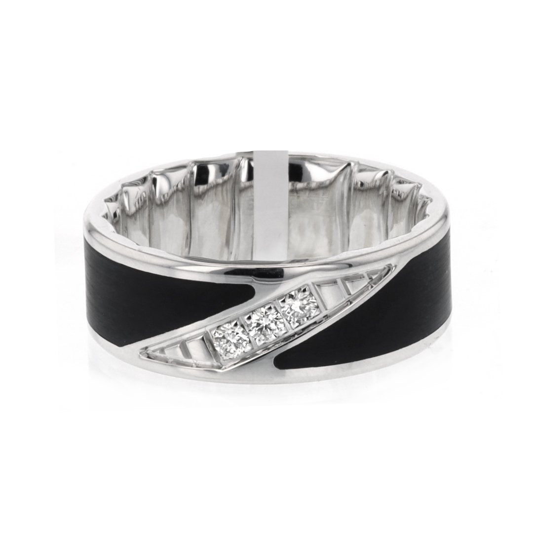 8MM Diamond Band