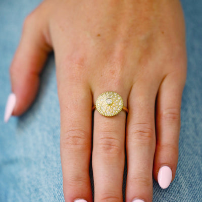 0.55 ctw Diamond Round Ring