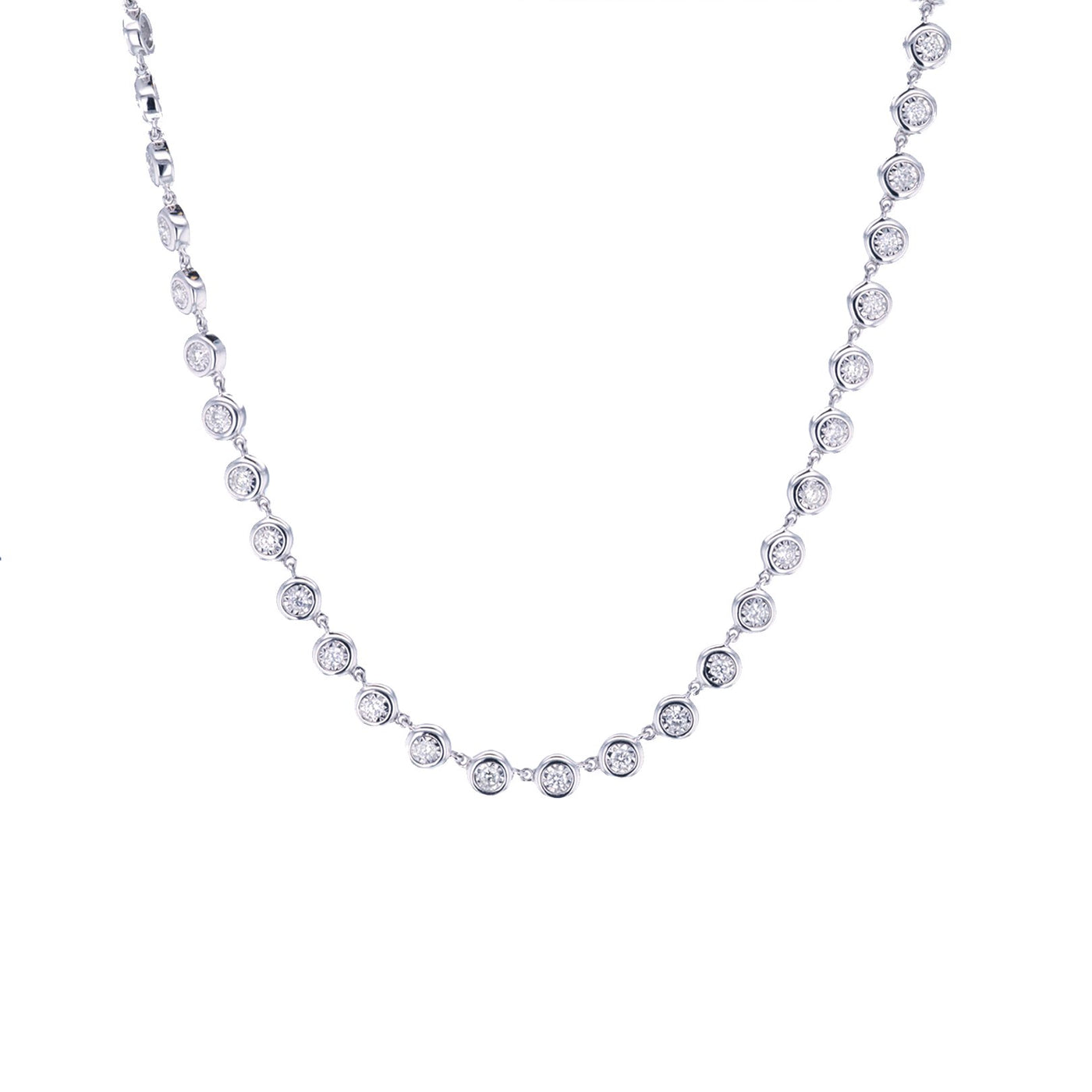 0.54 ctw Diamond Eternity Necklace