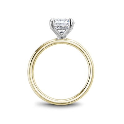0.05 ctw Diamond Hidden Halo Engagement Ring