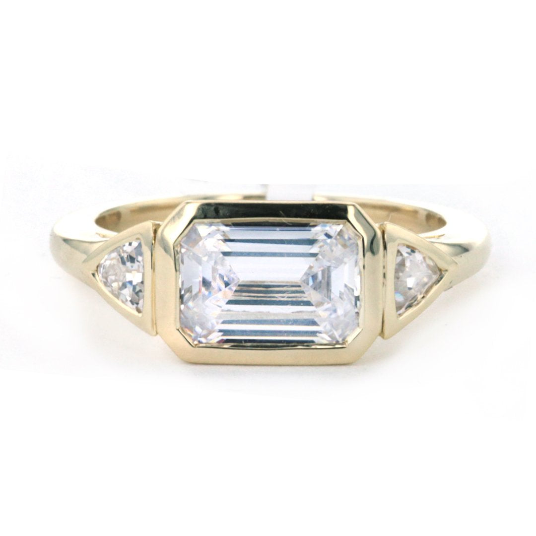 Bezel Engagement Ring