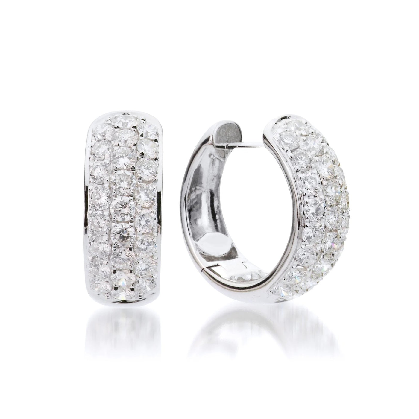 1.50 ctw Diamond Huggie Earrings