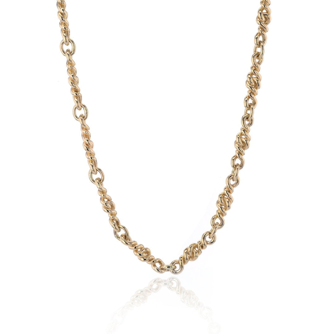 23.5" Twisted Link Necklace