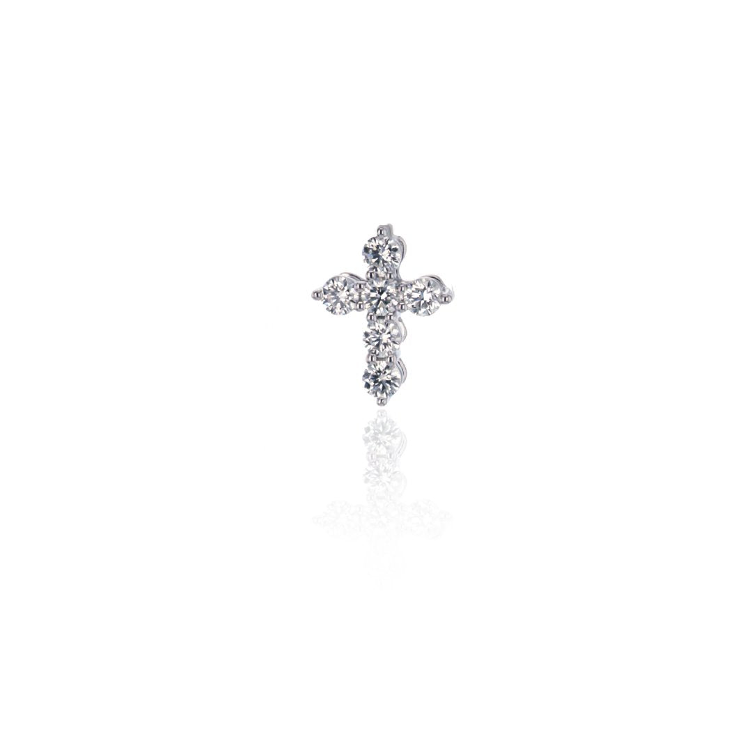 0.55 ctw Diamond Cross Pendant