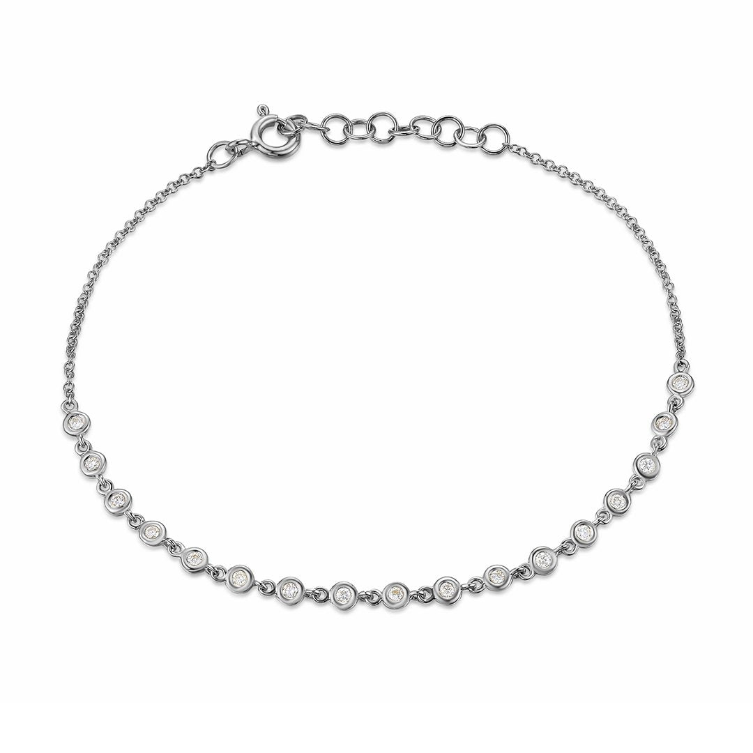 0.25 ctw Diamond Bezel Bracelet