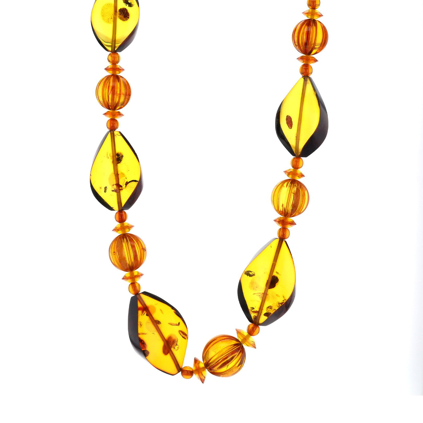 Amber Bead Necklace