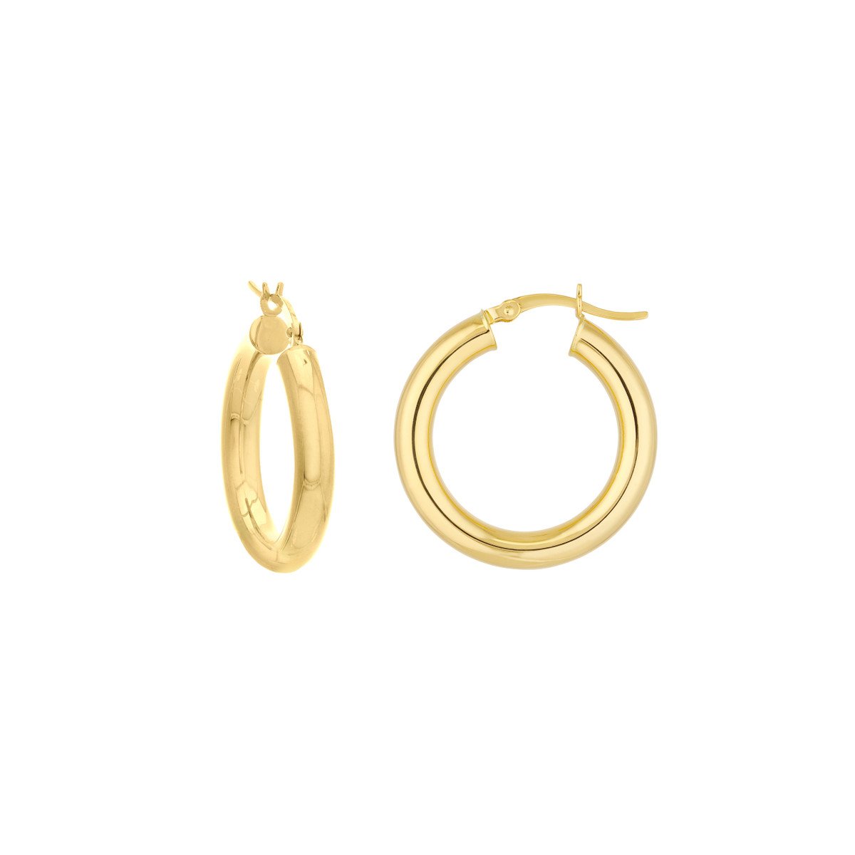 4x25MM Hoop Earrings