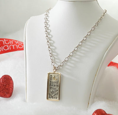 Silver & Gold Diamond Pendant