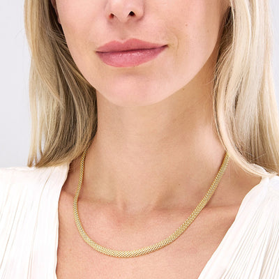 18" 4.90 Popcorn Chain Necklace