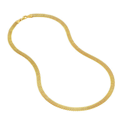 18" 4.90 Popcorn Chain Necklace