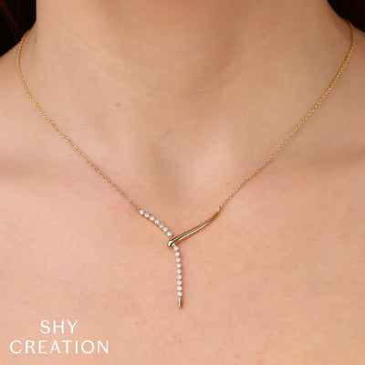 15+3" 0.31 ctw Diamond Drop Necklace