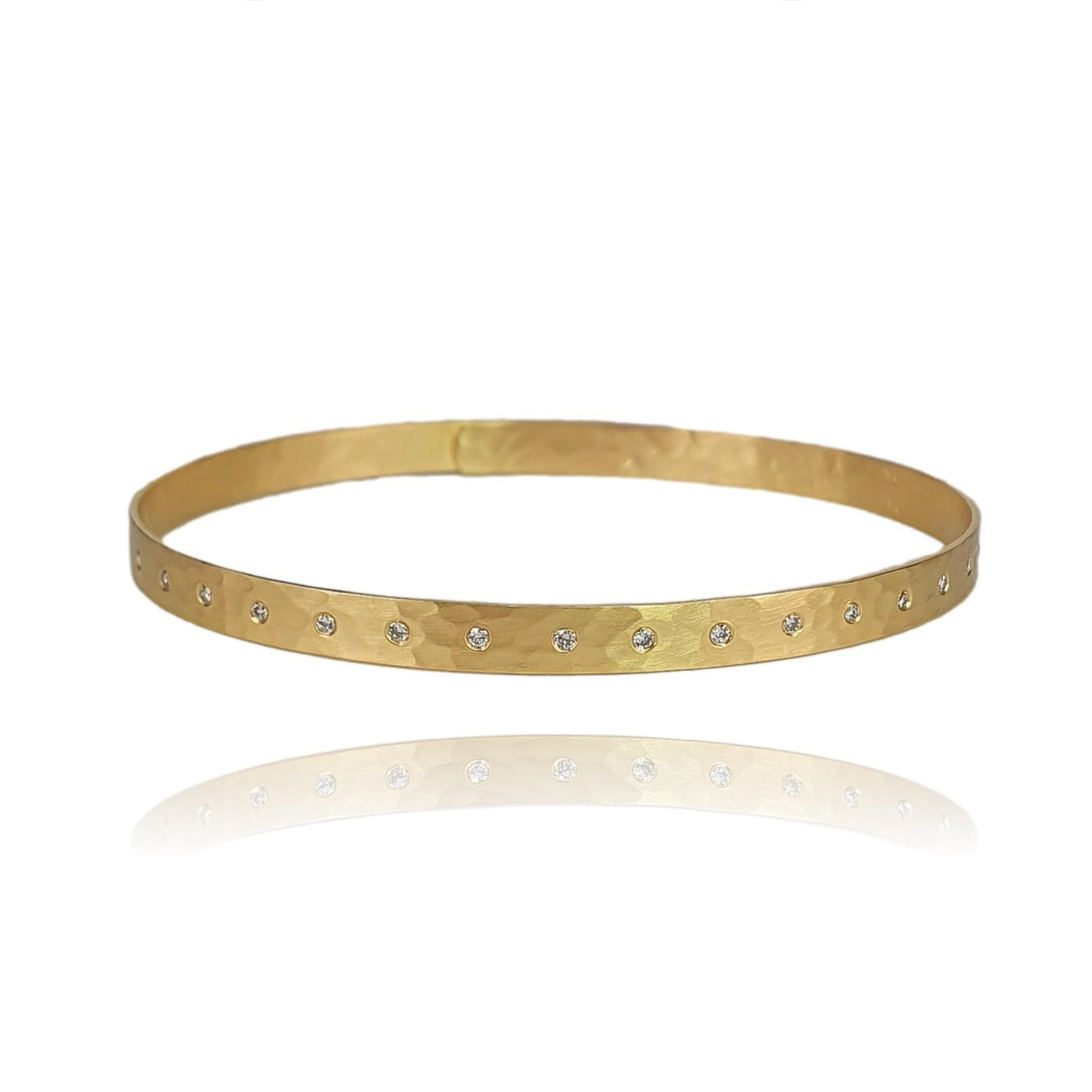 Brushed Finish Bangle Bracelet