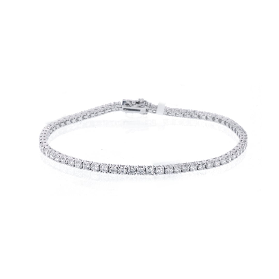 3.41 ctw Diamond Tennis Bracelet